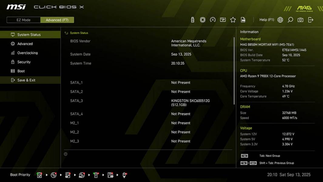 MSI MAG B850M MORTAR WIFI-4